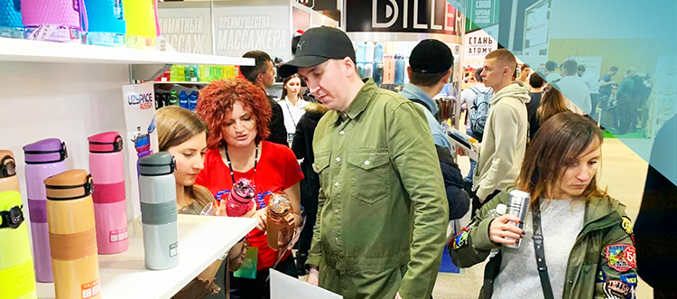 国产水杯品牌迈出国门，milantiyu再现俄罗斯展会